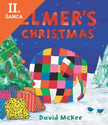 Lacná kniha Elmers Christmas - Mini Hardback