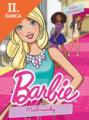 Lacná kniha Barbie - maľovanky