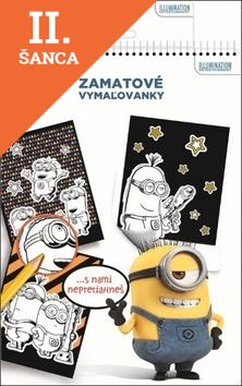 Lacná kniha Zamatové vymaľovanky Mimoni