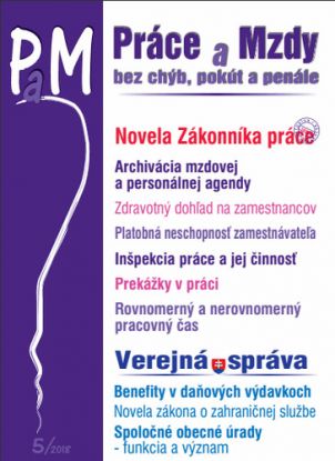 Práce a Mzdy 5 2018
