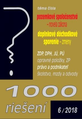 1000 riešení 6 2018