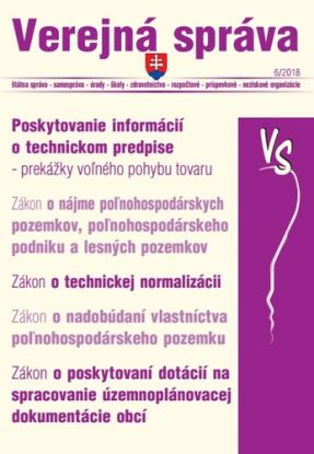 Verejná správa 6 2018