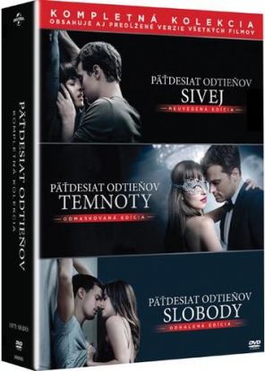 Pätdesiat odtieňov: Kompletná kolekcia  3 DVD
