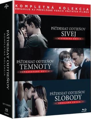 Pätdesiat odtieňov - Kompletná kolekcia  3 BD