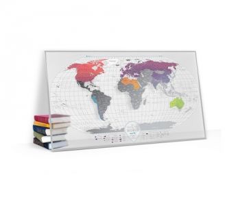 Stieracia mapa sveta Travel Map Air World