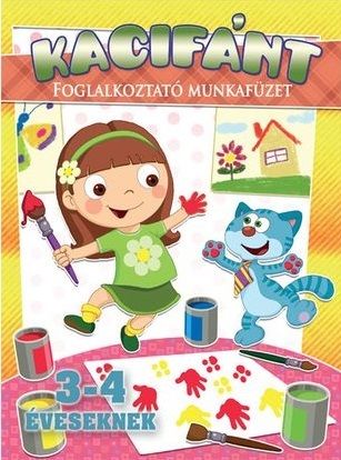 Kacifánt - foglalkoztató munkafüzet 3-4 éves