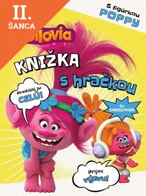 Lacná kniha Trollovia - Knižka s hračkou Poppy