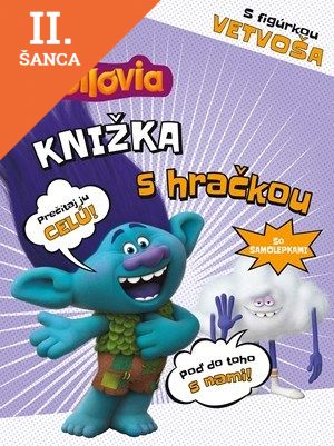 Lacná kniha Trollovia - Knižka s hračkou Vetvoš