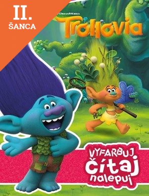 Lacná kniha Trollovia - Vyfarbuj, čítaj, nalepuj - Trollí príbeh