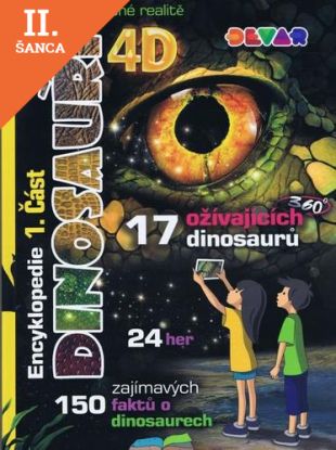 Lacná kniha Encyklopedie Dinosauři 4D