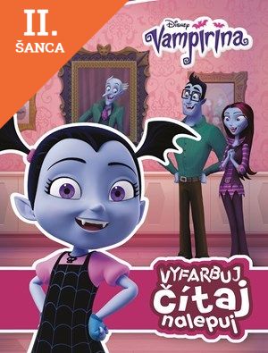 Lacná kniha Vampirina - Vyfarbuj, čítaj, nalepuj