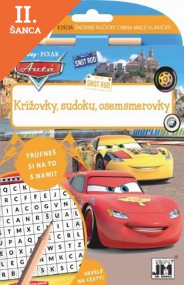 Lacná kniha Krížovky, sudoku,osemsmerovky Cars