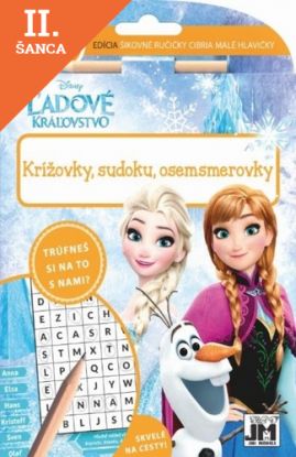 Lacná kniha Krížovky, sudoku,osemsmerovky Ľadové kráľovstvo