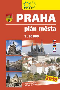 Praha - plán města 1:20 000 - vyd. 2018