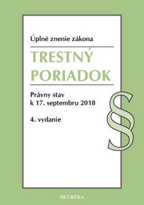 Trestný poriadok Úzz 4. vydanie 2018