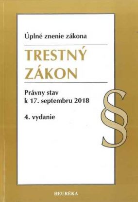 Trestný zákon Úzz 4. vydanie 2018