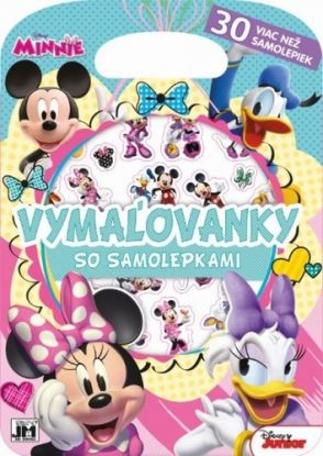 Vymaľovanky so samolepkami Minnie