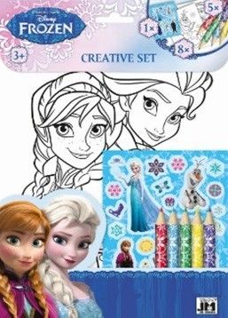 Disney - Frozen - színezőkészlet matricákkal