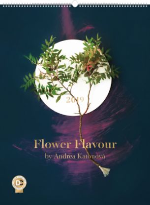 Nástenný kalendár Flower Flavour – Andrea Katonová 2019, 48 x 64 cm