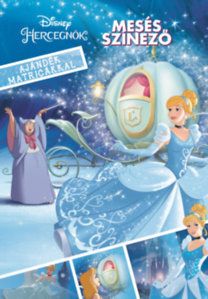 Disney Hercegnők - Mesés színező ajándék matricákkal