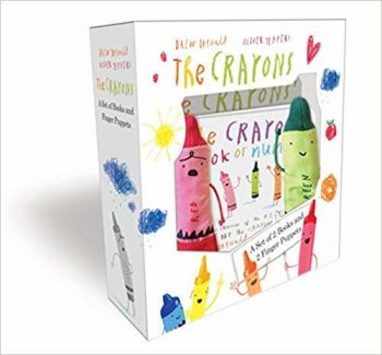 The Crayons - A Set of Books and Finger Puppets