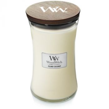 WoodWick sviečka veľká Island Coconut