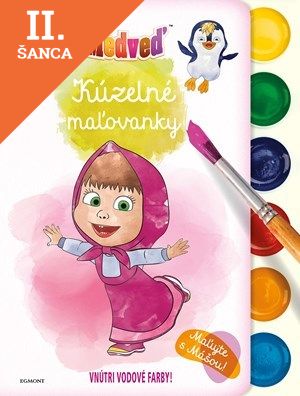 Lacná kniha Máša a medveď - Kúzelné maľovanky