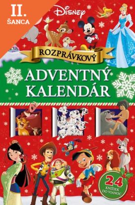 Lacná kniha Disney - Adventný kalendár rozprávok