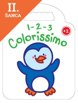 Lacná kniha Colorissimo 1-2-3 Tučniak