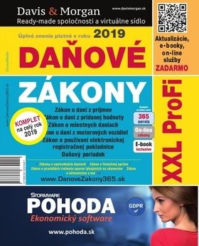 Daňové zákony 2019 - Úplné znenie platné v roku 2019