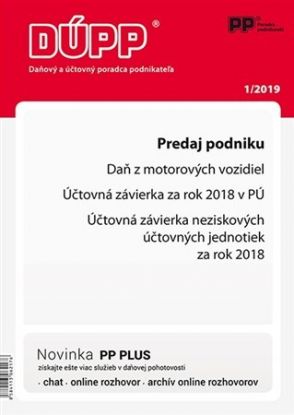 DUPP 1/2019 Predaj podniku