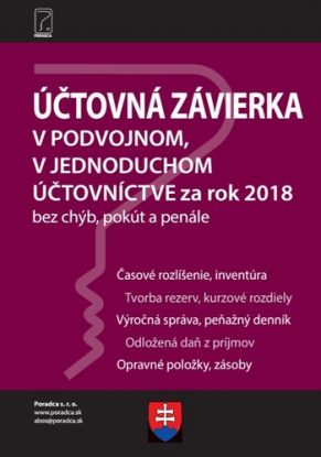 Účtovná závierka v podvojnom, v jednoduchom účtovníctve za rok 2018