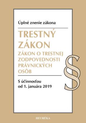 Trestný zákon + ZoTZPO 2019