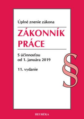 Zákonník práce 11. vydanie 2019
