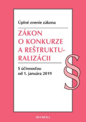 Zákon o konkurze a reštrukturalizácii 2019