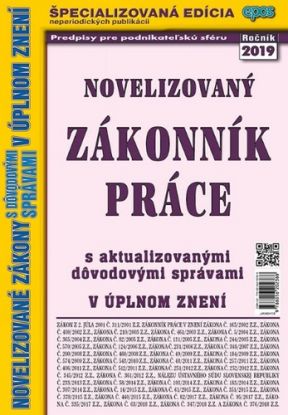 Novelizovaný zákonník práce 4 2019
