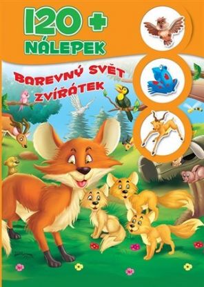 120+ nálepek - Barevný svět zvířatek