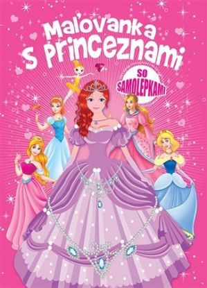 Maľovanka s princeznami so samolepkami