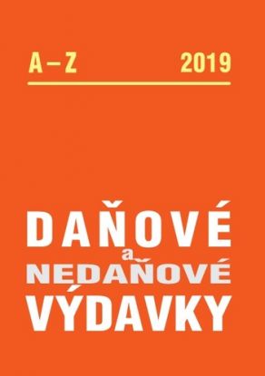 Daňové a nedaňové výdavky A-Z 2019