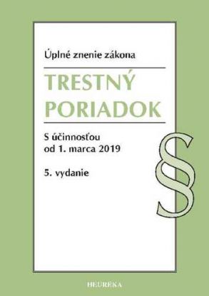 Trestný poriadok Úzz 5. vydanie 2019