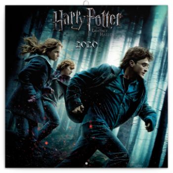 Poznámkový kalendár Harry Potter 2020, 30 × 30 cm