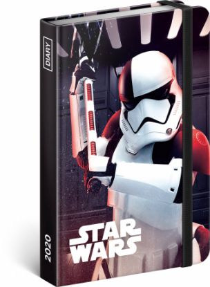 Týždenný diár Star Wars – Trooper 2020, 11 × 16 cm