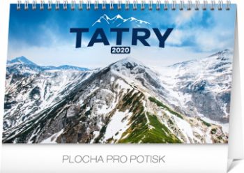 Stolový kalendár Tatry SK 2020, 23,1 × 14,5 cm