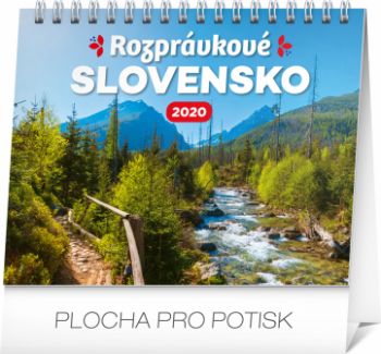 Stolový kalendár Rozprávkové Slovensko SK 2020, 16,5 × 13 cm