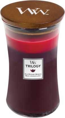 WoodWick sviečka veľká Trilogy Sun Ripened Berries