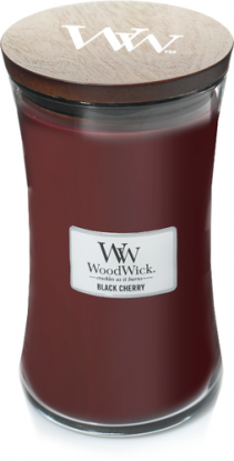 WoodWick sviečka veľká Black Cherry