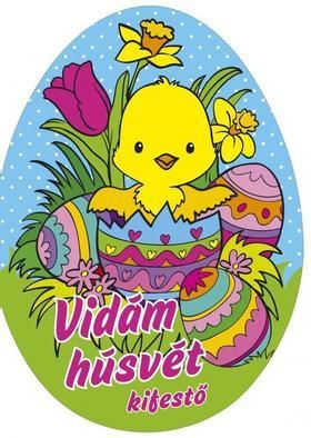 Vidám húsvét - kifestő