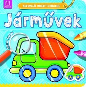 Kifestő matricákkal - Járművek