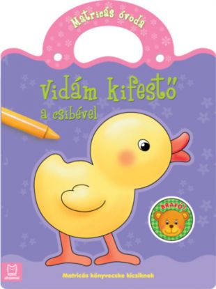 Vidám kifestő a csibével