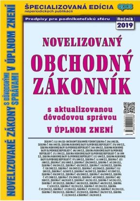 Novelizovaný obchodný zákonník 10/2019